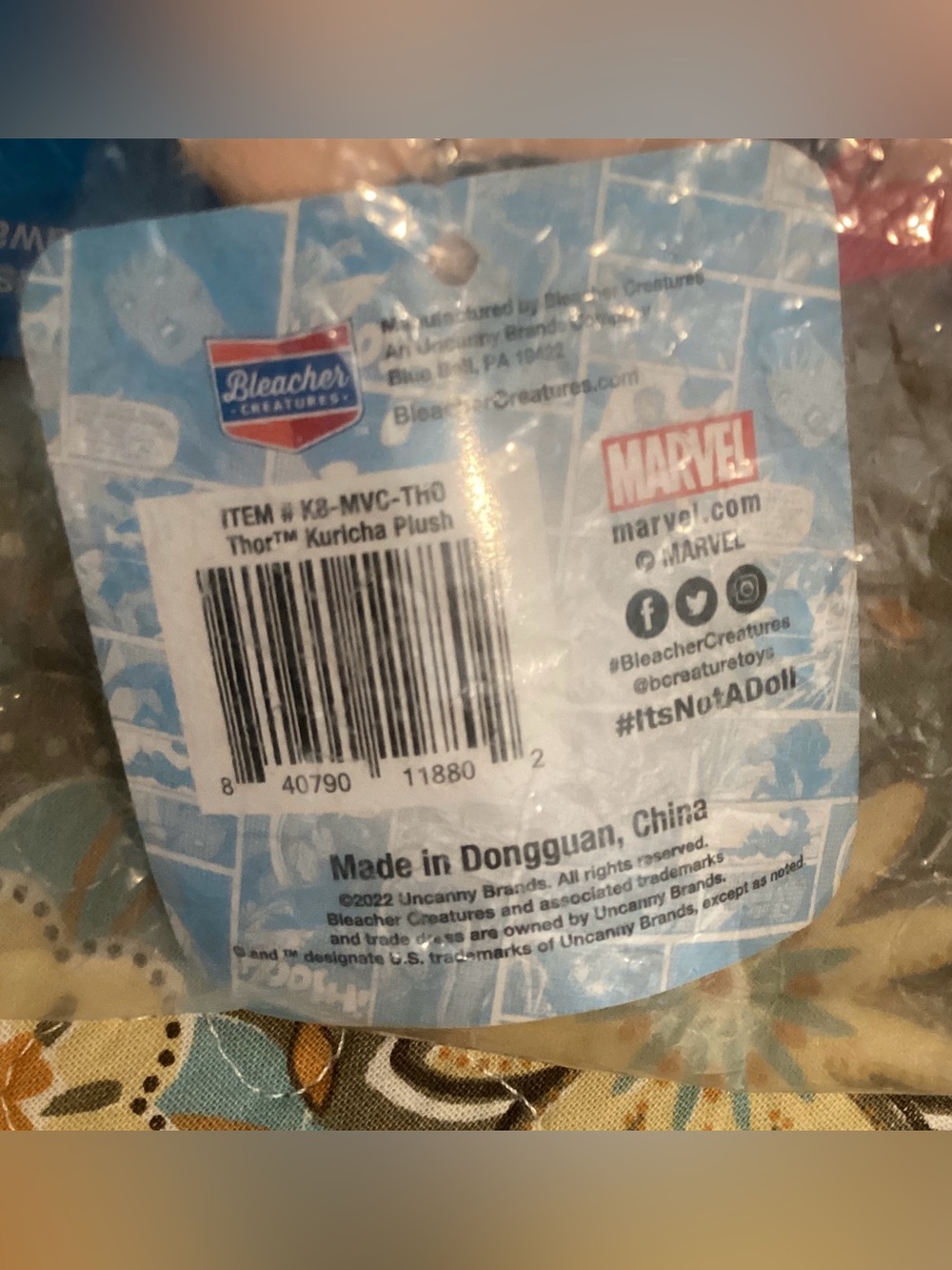 Marvel Thor Bleacher Creature 8” Plush - Picture 7 of 8